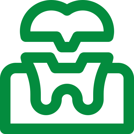 Zirconia (white) crowns and caps for teeth